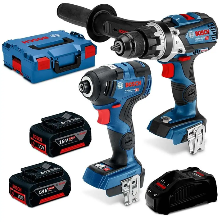 Bosch Lboxxbosch 18v 8.0ah Lithium-ion Battery Pack 2-pack For Cordless  Tools