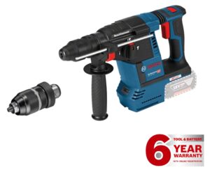 Bosch GBH 18V-26 F 18v Rotary Hammer With Quick Change SDS Plus (Baretool)