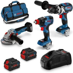 Bosch 3pc 18Volt 8.0Ah Heavy Duty Kit