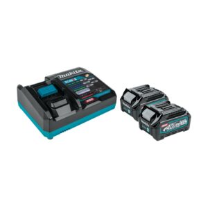Makita XGT 40Vmax Battery and Charger Starter Pack (2.5Ah)