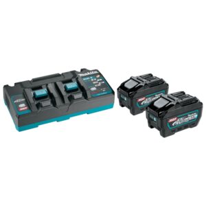 Makita XGT 40Vmax Battery and Charger Starter Pack (5.0Ah)