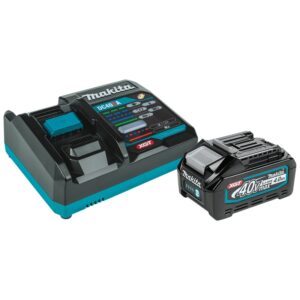 Makita XGT 40Vmax Battery and Charger Starter Pack (4.0Ah)