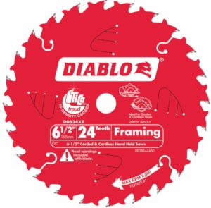Diablo 6.5 in. / 165mm 24T General Purpose Saw Blade