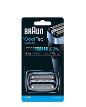 Braun 40B Cooltec Replacement Foil - Cassette (Blue)