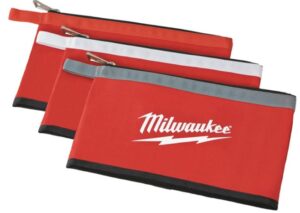 Milwaukee 3 Pack Zipper Pouches