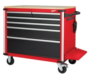 Milwaukee 40in Mobile Work Bench Wood Top
