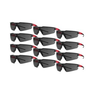 Milwaukee 12PC Tinted Safety Glasses