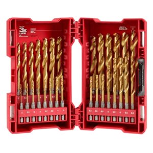 Milwaukee Shockwave™ Red Helix™ Titanium 29 Pc Kit