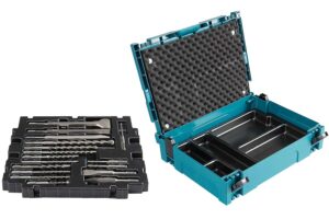 Makita MakPac 17 pce SDS-Plus Chisel and Bit set