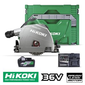 Hikoki 36V Brushless 165mm Plunge Cut Saw Kit