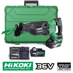 Hikoki 36V High Powered Brushless Sabre Saw Kit