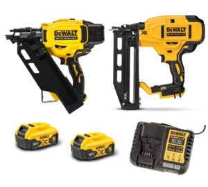 DeWalt DCK246P2-XE 18V XR V33 Framing Gun & 18V XF 16GA Finish Nailer Kit