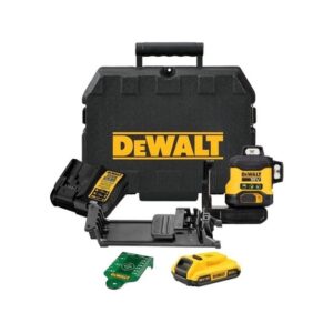 DeWalt DCLE34031D1-XE 18v XR Compact 3x360 Laser Kit