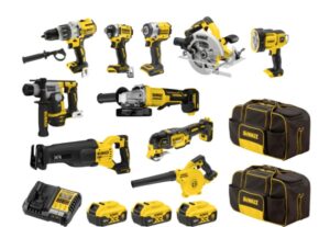 DeWALT DCZ1085P3-XE 18V XR 10 Piece Combo Kit