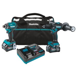 Makita XGT 40Vmax Brushless 2-Piece Combo (2.5Ah) Kit