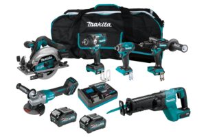 Makita XGT 40VMax Brushless 6-Pc.Combo (4.0Ah) Kit