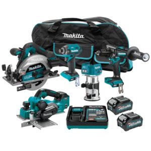 Makita XGT 40Vmax Brushless 5-Pc.Combo (4.0Ah) Kit
