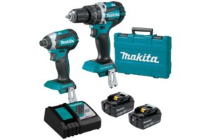 Makita 18V Brushless Hammer Drill & Impact Driver 5Ah Kit