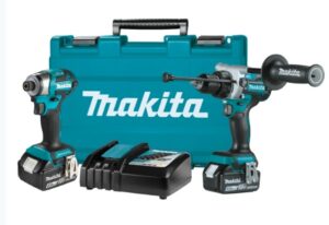 Makita DLX2516G 18V LXT Brushless 2-Pc Hammer Drill Driver / Impact Driver (6.0Ah) Kit