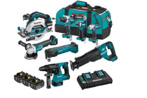 Makita DLX8058TX1 18V LXT Brushless 8-Piece (5.0Ah) Combo Kit