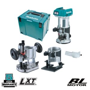 Makita 18V Brushless Cordless Laminate Trimmer (baretool with Accessory Kit )