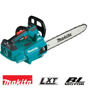Makita DUC356Z 18Vx2 (36V) LXT Brushless 35cm 14" Top Handle Chainsaw (Baretool)