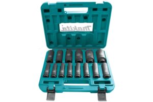 Makita 14 pce 1/2'' Deep Socket Set