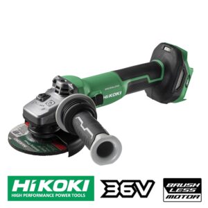 Hikoki 36V High Powered Brushless 125mm Angle Grinder Bare Tool