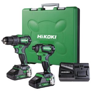 Hikoki 18V Brushless Impact Drill & Impact Driver Kit (4ah 18v)