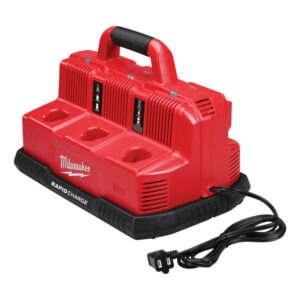 Milwaukee M18 M12 6 Bay Rapid Charger NZ MODEL