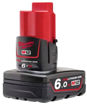 Milwaukee 12 Volt 6 Amp Red Lithium Ion Battery