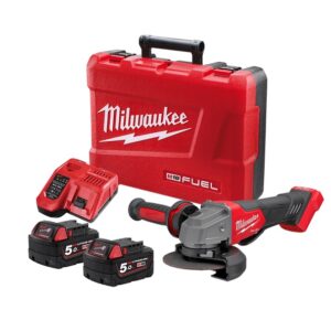 Milwaukee M18 125mm Brushless Grinder Kit