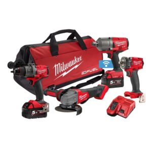 Milwaukee M18 Fuel™ 4 Piece Power Pack 4B3