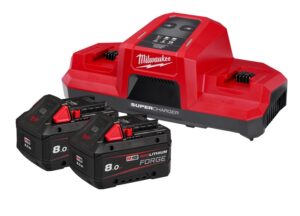 Milwaukee M18™ REDLITHIUM™ FORGE™ 8.0Ah Super Charger Starter Pack