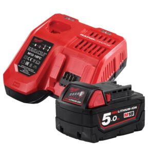 Milwaukee M18B5 and M12-18FC Fast Charger Starter Pack
