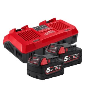 Milwaukee M18™ Redlithium™ 5.0ah Dual Bay Starter Pack