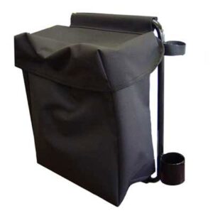 Rear scooter bag & stick holder single shaft