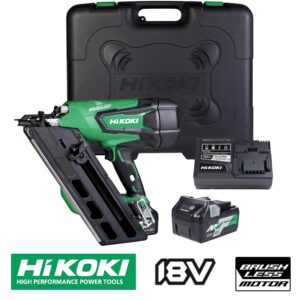 Hikoki 18V Gasless 90mm Framing Nailer Multi Volt Kit