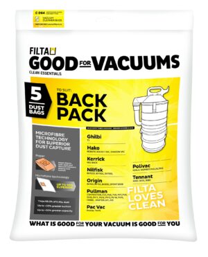 Back Pack Vacuum bags