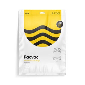Filta Pacvac Superpro Microfibre Vacuum Cleaner Bags 10 Pack (F061)
