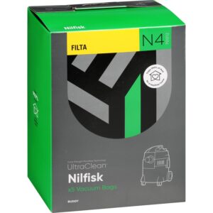 70012 FILTA ULTRACLEAN NILFISK BUDDY VACUUM BAGS 5 PACK
