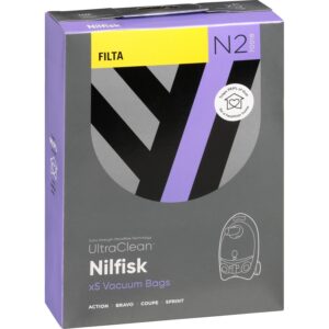 70018 FILTA ULTRACLEAN NILFISK SPRINT VACUUM BAGS 5 PACK