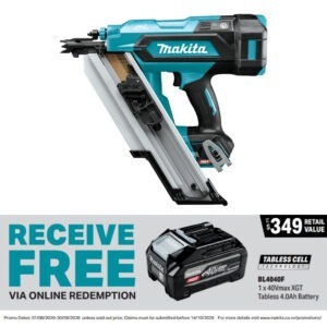 Makita 40Vmax XGT Brushless 30°-34° Framing Nailer