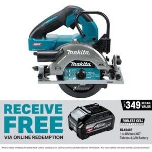 Makita 40Vmax XGT Brushless 125mm Circular Saw