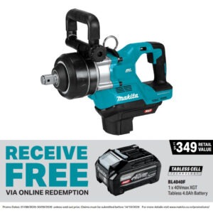 Makita 40Vmax XGT Brushless 1" Impact Wrench